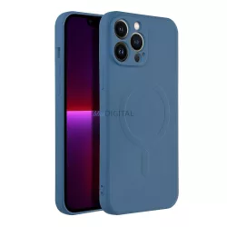 Szilikon Mag Cover tok IPHONE 13 PRO MAX kék