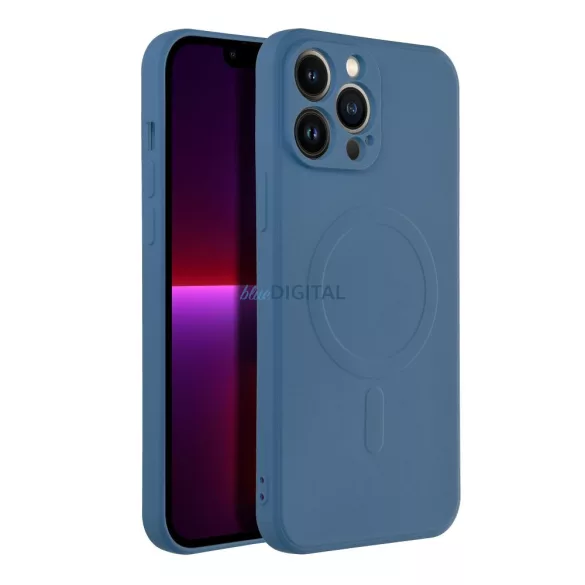Szilikon Mag Cover tok IPHONE 13 PRO MAX kék