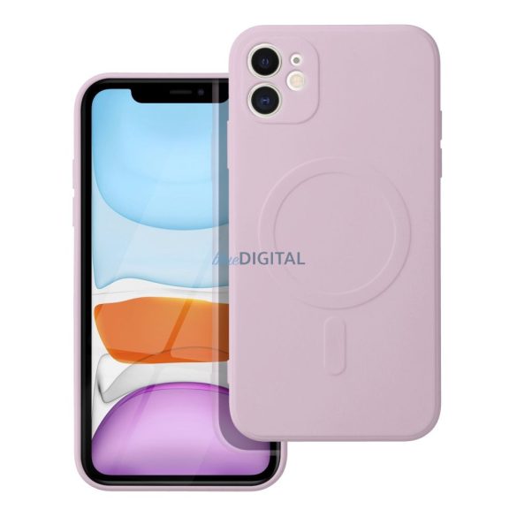 Szilikon Mag Cover tok IPHONE 11 rózsaszínű