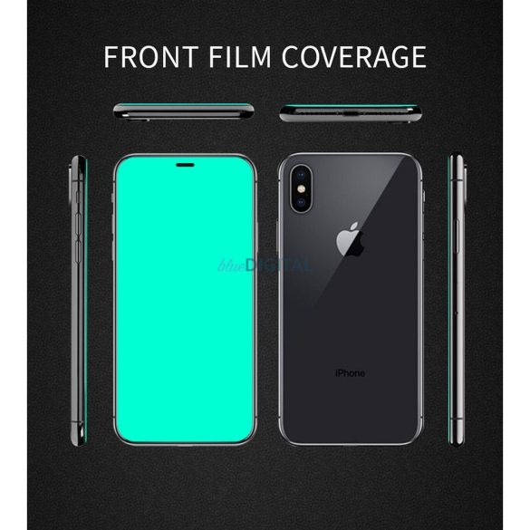 X-ONE Full Cover extra erős edzett üveg - iPhone 14 Pro Max/15 Plus 9H