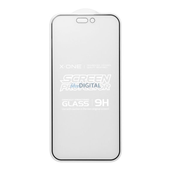 X-ONE Full Cover Extra erős matt - iPhone 14 Pro Max edzett üveg 9H