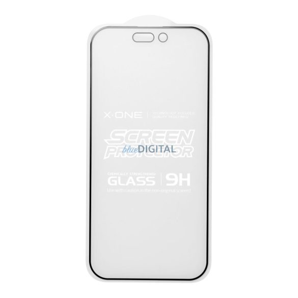 X-ONE Full Cover Extra erős matt - iPhone 14 Pro edzett üveg 9H