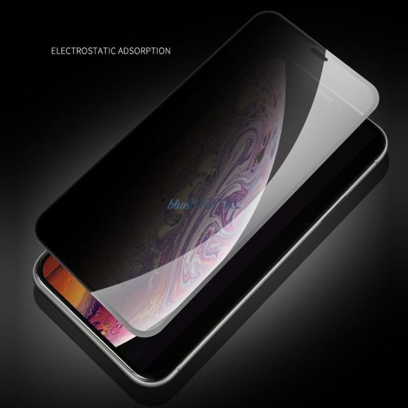 X-ONE Full Cover Extra Strong Privacy - iPhone 14 Pro Max (teljes ragasztás) edzett üveg 9H