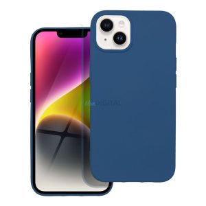 SILICONE tok IPHONE 14 kék