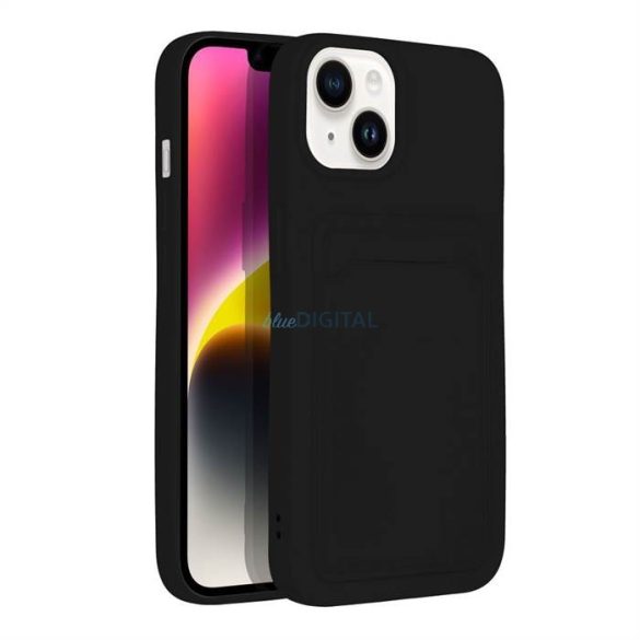 Forcell kártyatartós tok IPHONE 14 ( 6.1 ) fekete