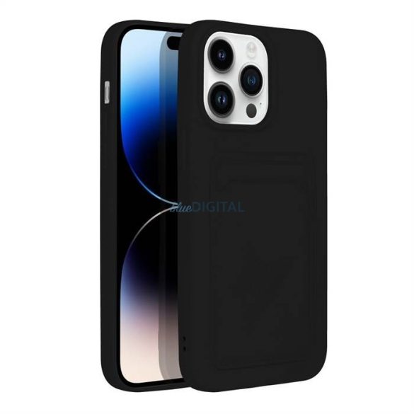 Forcell kártyatartós tok IPHONE 14 PRO ( 6.1 ) fekete