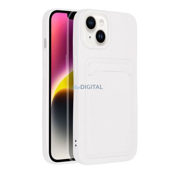 Forcell kártyatartós tok IPHONE 14 ( 6.1 ) fehér