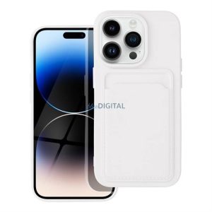 Forcell kártyatartós tok IPHONE 14 PRO ( 6.1 ) fehér