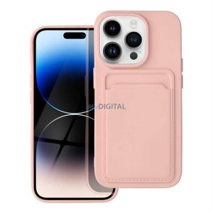 Forcell kártyatartós tok IPHONE 14 PRO ( 6.1 ) rózsaszínű IPHONE 14 PRO ( 6.1 )