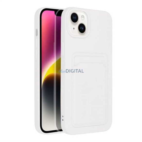 CARD kártyatartós tok iPhone 14 PLUS fehér