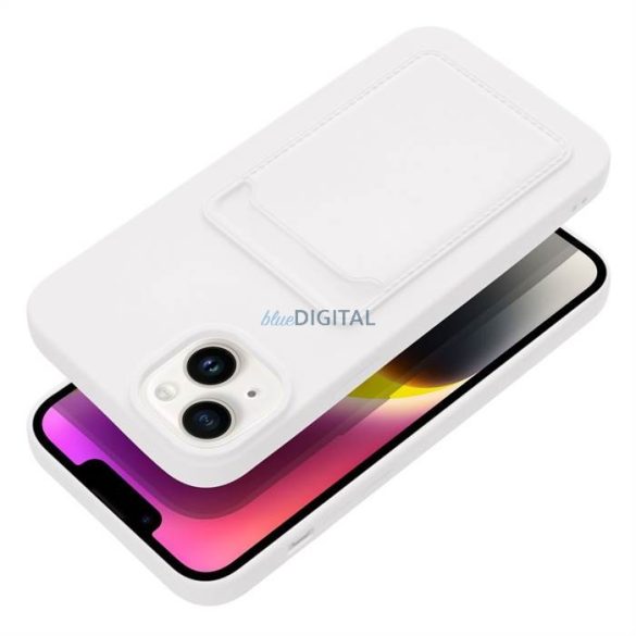 CARD kártyatartós tok iPhone 14 PLUS fehér