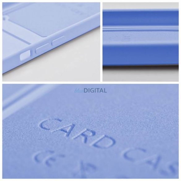 CARD kártyatartós tok iPhone 14 PLUS lila
