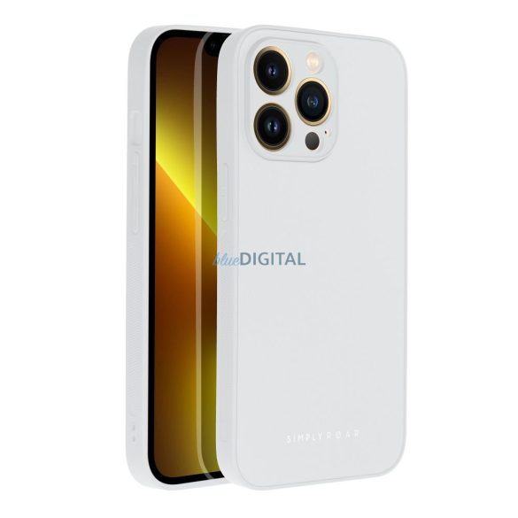 Roar matt üveg tok - iPhone XR acél színű