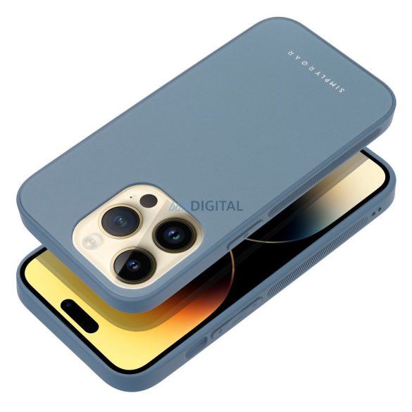 Roar matt üveg tok - iPhone 14 Pro kék