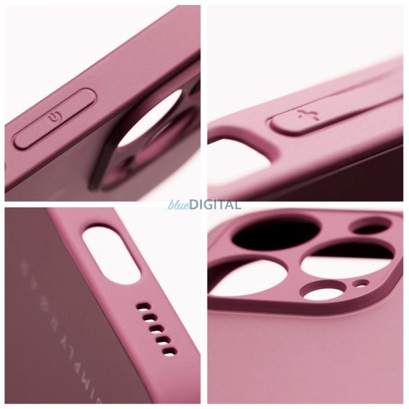 Roar matt üveg tok - iPhone 11 Pro Max bordó színű