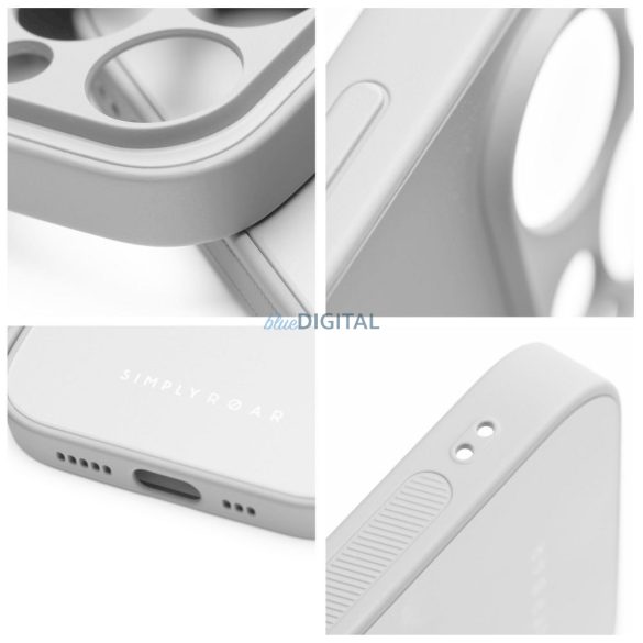 Roar matt üveg tok - iPhone 11 Pro acél