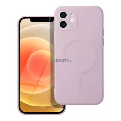 Szilikon Mag Cover tok IPHONE 12 MINI rózsaszínű