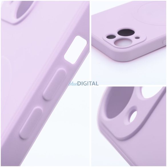 Szilikon Mag Cover tok IPHONE 12 MINI rózsaszínű