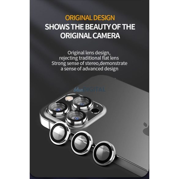 X-ONE Sapphire Camera Armor Pro - iPhone 14/14 Plus kamera lencse védő fólia