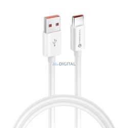   FORCELL kábel USB A-típusból C-típusba QC4.0 3A/20V 60W C336 1m fehér
