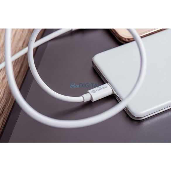 FORCELL kábel USB A-típusból C-típusba QC4.0 3A/20V 60W C336 1m fehér