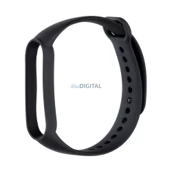 Szilikon csereszíj Xiaomi Mi Band 5 / 6 / 7 fekete