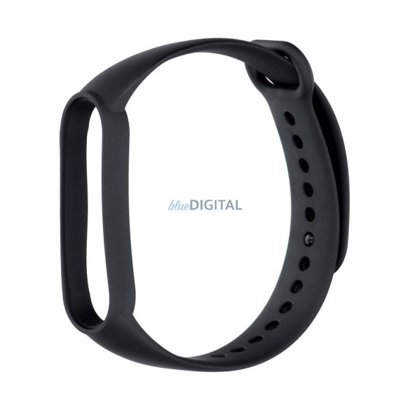 Szilikon csereszíj Xiaomi Mi Band 5 / 6 / 7 fekete