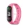 Szilikon csereszíj Xiaomi Mi Band 5 / 6 / 7 rózsaszín