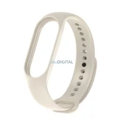 Szilikon csereszíj Xiaomi Mi Band 5 / 6 / 7 homokszín