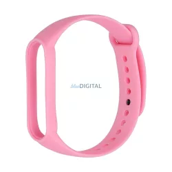 Szilikon csereszíj Xiaomi Mi Band 5 / 6 / 7 rózsaszín
