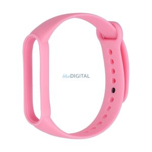 Szilikon csereszíj Xiaomi Mi Band 5 / 6 / 7 rózsaszín