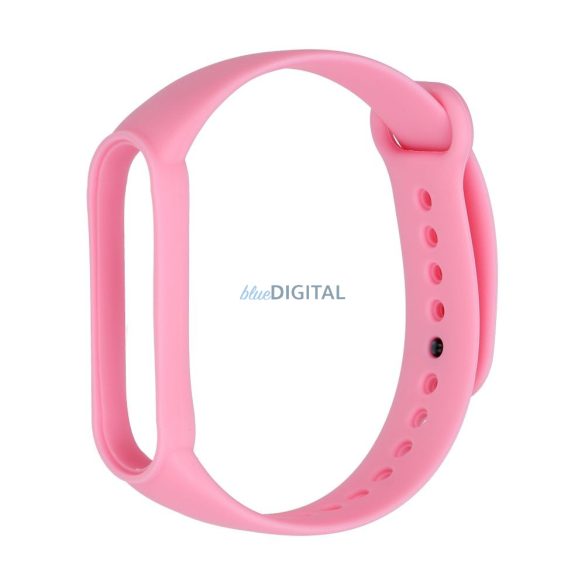 Szilikon csereszíj Xiaomi Mi Band 5 / 6 / 7 rózsaszín