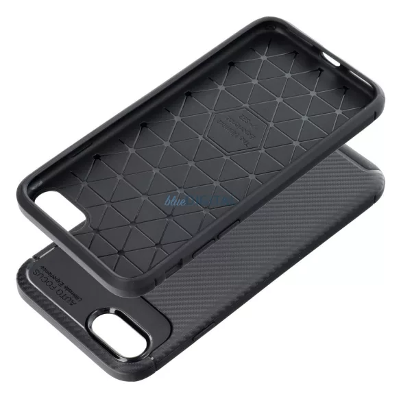 CARBON PREMIUM tok IPHONE 7 / 8 / SE 2020 / SE 2022 fekete