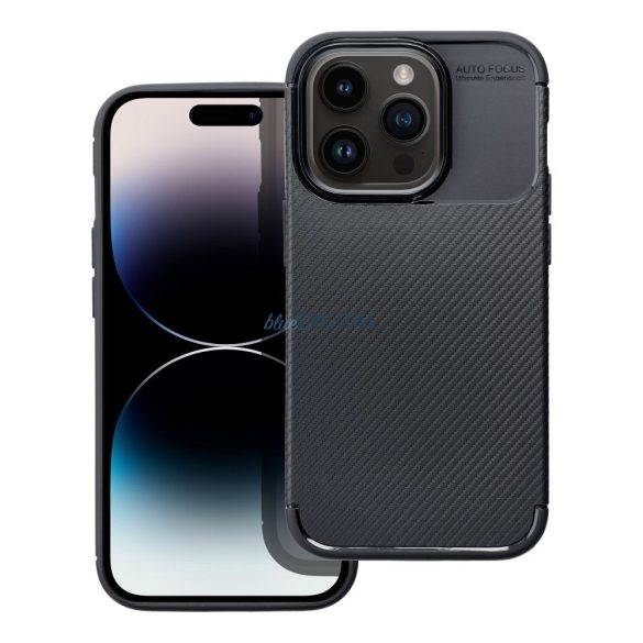 CARBON PREMIUM tok IPHONE X / XS fekete