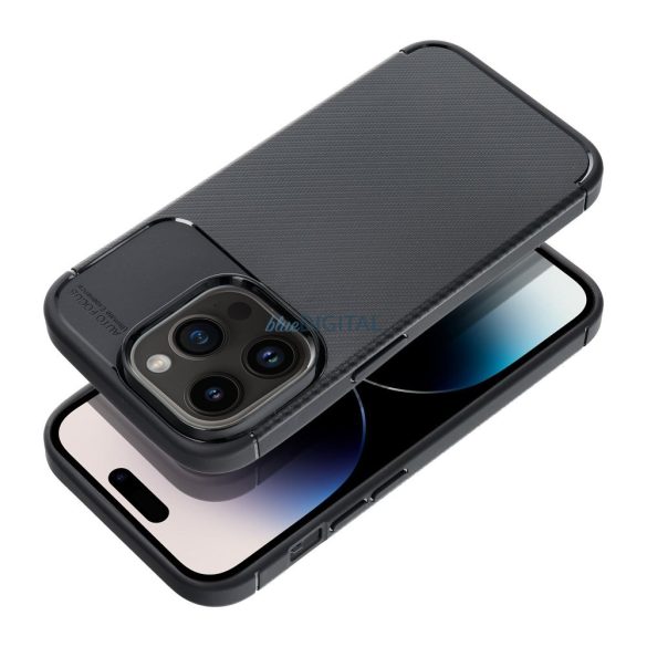 CARBON PREMIUM tok IPHONE X / XS fekete