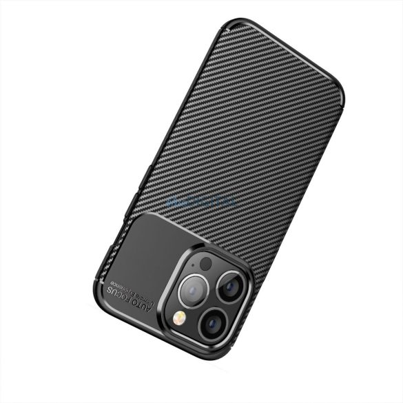 CARBON PREMIUM tok IPHONE 12 / 12 Pro fekete