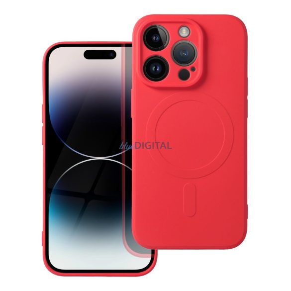 Szilikon Mag Cover tok IPHONE 14 PRO piros