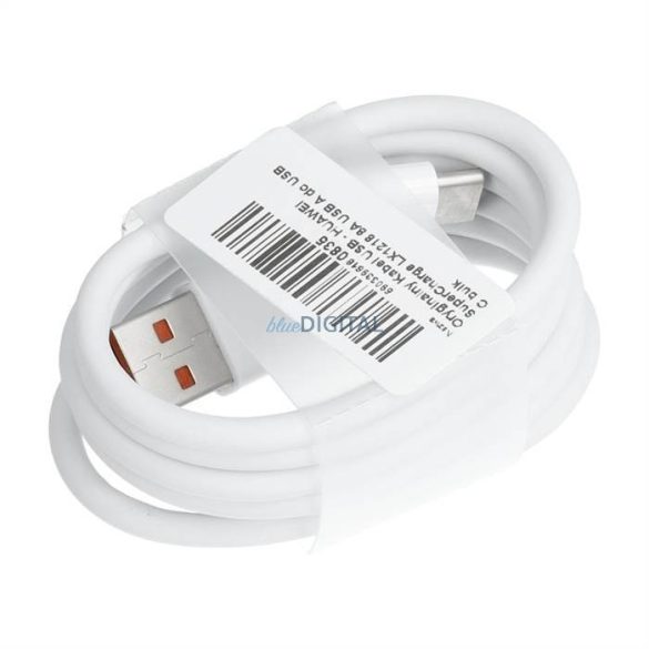 Eredeti USB kábel - Huawei SuperCharge LX1218 8A USB A és USB C közötti USB kábel