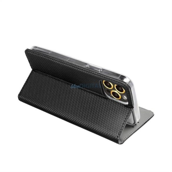 Smart case flipes tok MOTOROLA MOTO G72 fekete