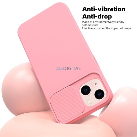 SLIDE tok IPHONE XS Max világos rózsaszínű