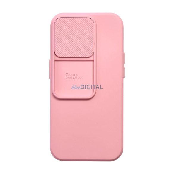 SLIDE tok IPHONE 14 Pro Max világos rózsaszínű
