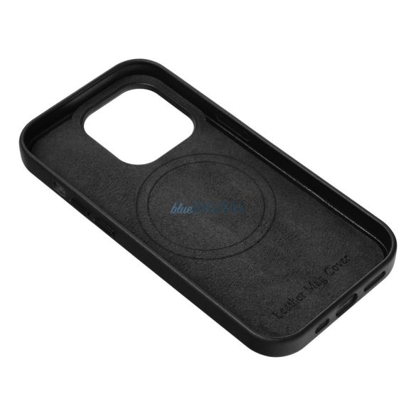 Leather Mag Cover IPHONE 13 PRO MAX fekete
