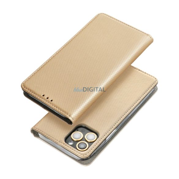 Smart Case Book  Samsung Galaxy S23 PLUS arany színben