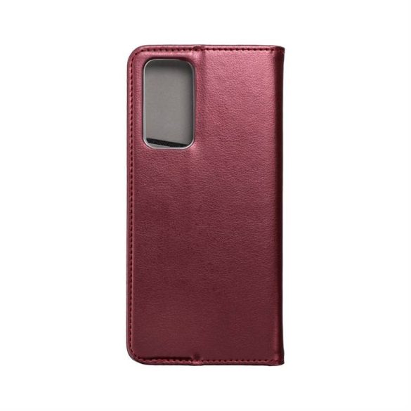 Smart Magneto könyvtok XIAOMI 12 LITE burgundi