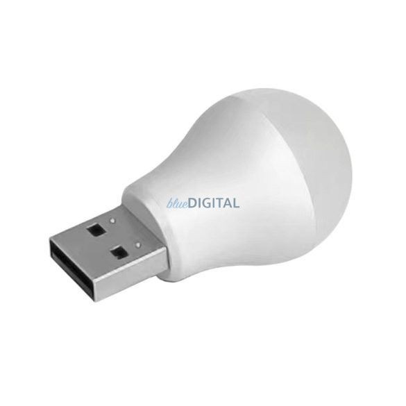 LED izzó USB fehér fényhez 1W 6500K