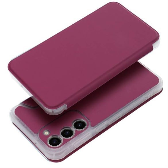 PIANO Book Case  Samsung Galaxy S23 Plus magenta színű
