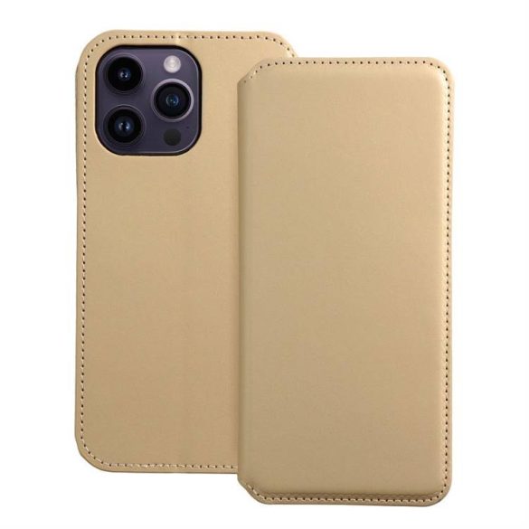 Dual Pocket Book tok IPHONE 14 PRO MAX arany