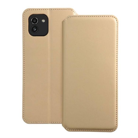 Dual Pocket Book tok SAMSUNG A03 arany