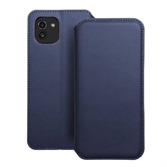 Dual Pocket Book tok SAMSUNG A03 Tengerészkék