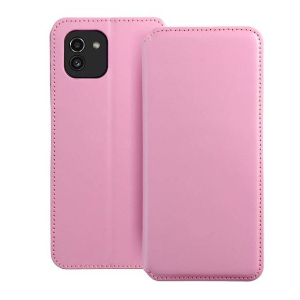 Dual Pocket Book tok SAMSUNG A03 világos rózsaszínű